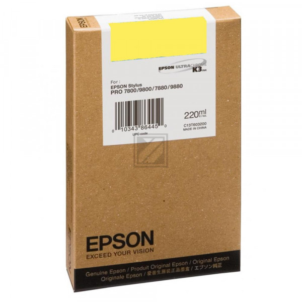 Epson Tintenpatrone Photo-Tinte photo schwarz HC (C13T603100, T6031)