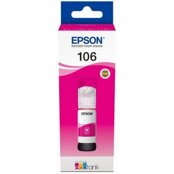 Epson Tintennachfülltank magenta (C13T00R340, 106)