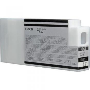 Epson Tintenpatrone photo schwarz (C13T642100, T6421)