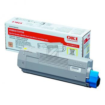 OKI Toner-Kit gelb (43865721)