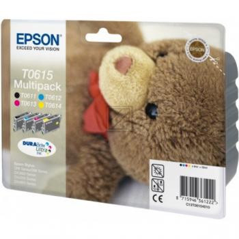 Epson Tintenpatrone gelb cyan magenta schwarz (C13T06154010, T0615)