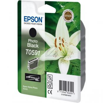 Epson Tintenpatrone Photo-Tinte photo schwarz (C13T05914010, T0591)