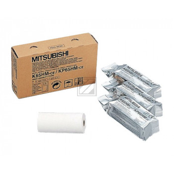 Mitsubishi Thermo-Transfer-Rolle High Density Paper blue tone (KP65HM-CE, K65HM)