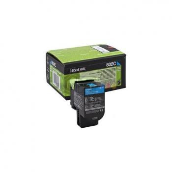 Lexmark Toner-Kit Corporate cyan schwarz (80C20CE, 802CE)