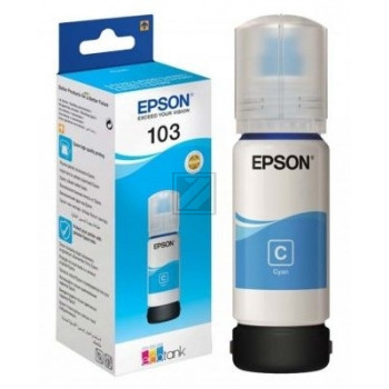 Epson Tintennachfüllfläschchen cyan (C13T00S24A, 103)