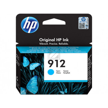 HP Tintenpatrone cyan (3YL77AE, 912)