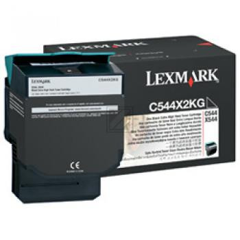 Lexmark Toner-Kartusche schwarz HC plus (C544X2KG)