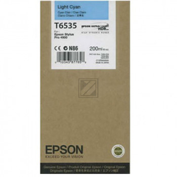 Epson Tintenpatrone Ultra Chrome HDR cyan light (C13T653500, T6535)