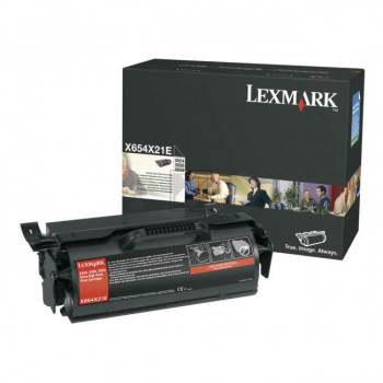 Lexmark Toner-Kartusche schwarz HC plus (T654X21A)