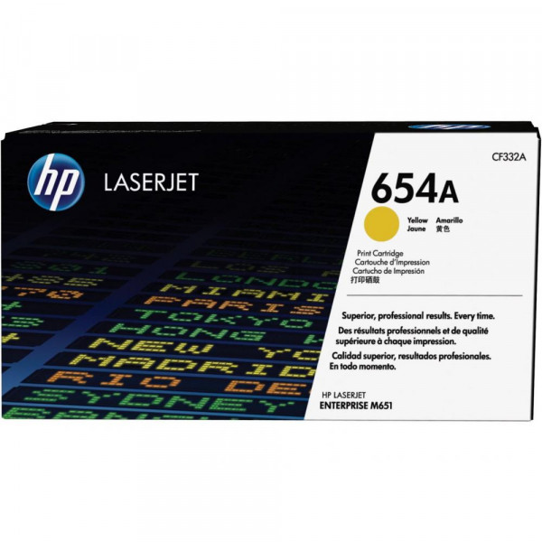 HP Toner-Kartusche gelb (CF332A, 654A)