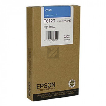 Epson Tintenpatrone cyan HC (C13T612200, T6122)