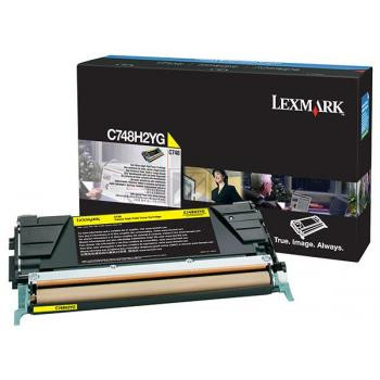 Lexmark Toner-Kit gelb HC (C748H2YG)