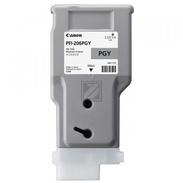 Canon Tintenpatrone Photo-Tinte grau HC (5313B001, PFI-206PGY)