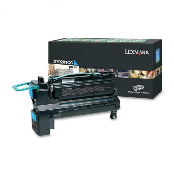 Lexmark Toner-Kartusche Prebate cyan HC (X792X1CG)