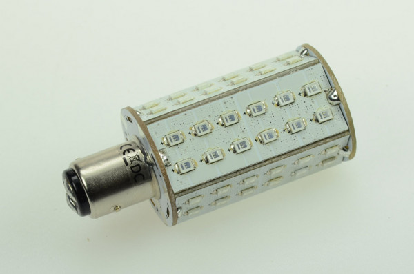 BAY15D LED-Bajonettsockellampe AC/DC 130 Lumen 270° Rot 4,3W Green-Power-LED