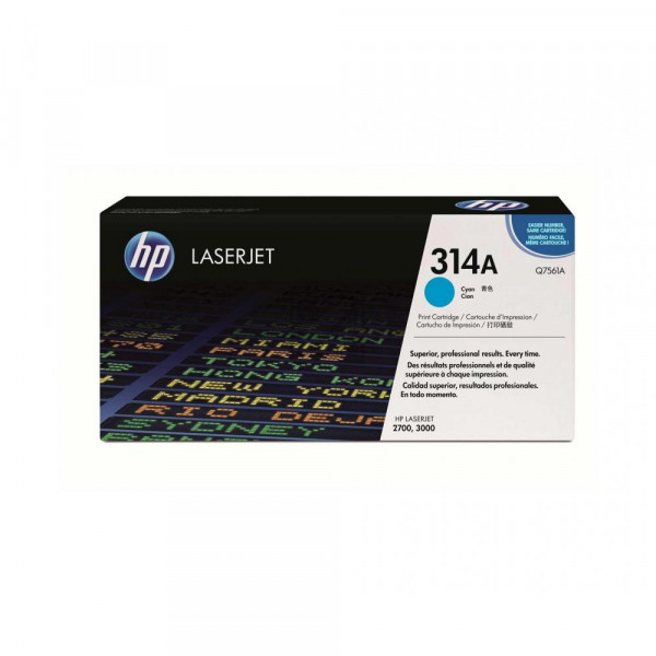 HP Toner-Kartusche cyan (Q7561A, 314A)