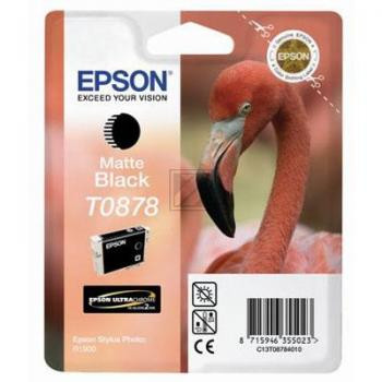 Epson Tintenpatrone Ultrachrome Hi-Gloss2 schwarz matt (C13T08784010, T0878)