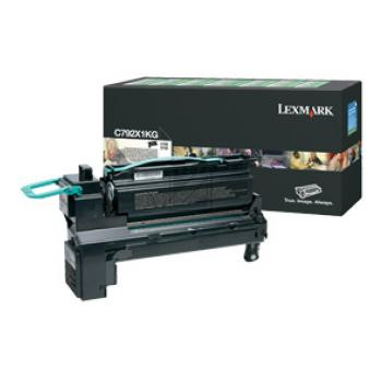 Lexmark Toner-Kartusche Prebate schwarz HC (C792X1KG)