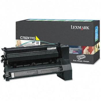 Lexmark Toner-Kartusche Prebate gelb HC plus (C782X1YG)