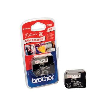 Brother Schriftbandkassette rot/weiß (M-K222)