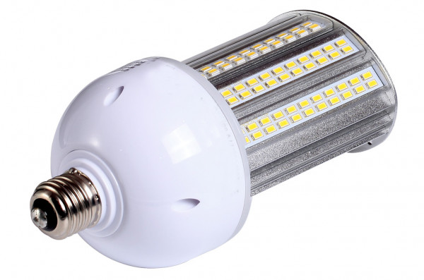 E27 LED-Strassenlampe AC 2800 Lumen 180° warmweiss 20W IP64, 4KV, inkl. Stütze Green-Power-LED