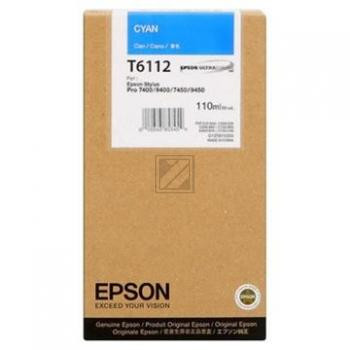 Epson Tintenpatrone cyan (C13T611200, T6112)