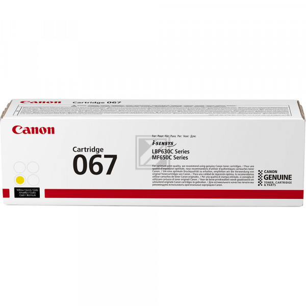 Canon Toner-Kartusche gelb SC (5099C002, 067Y)