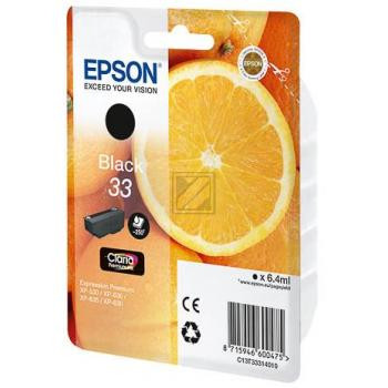 Epson Tintenpatrone with secure schwarz (C13T33314022, T3331)