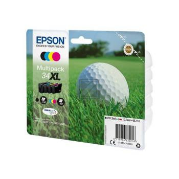 Epson Tintenpatrone gelb cyan magenta schwarz HC (C13T34764020, T3476)