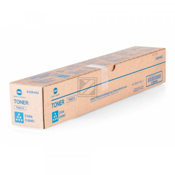 Konica Minolta Toner-Kit cyan (A33K450, TN-321C)