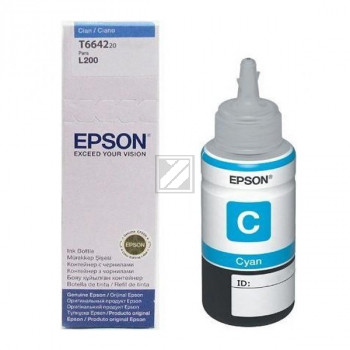 Epson Tintennachfülltank cyan (C13T66424A, T6642)