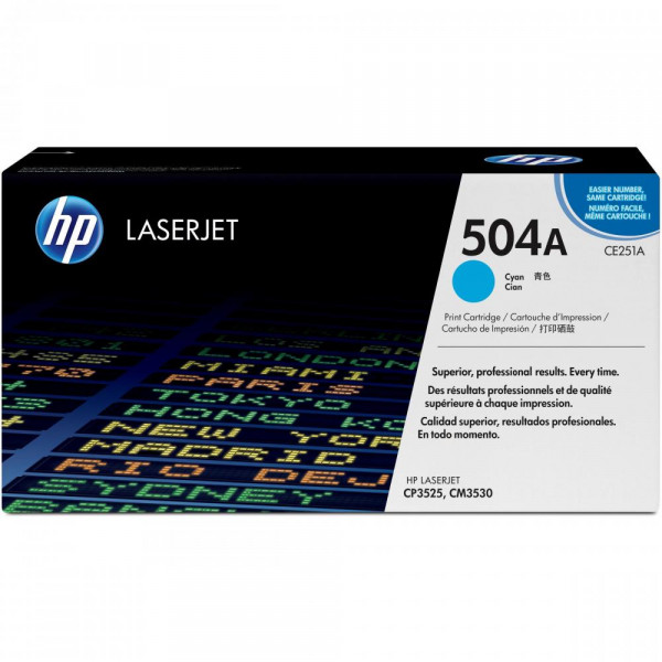 HP Toner-Kartusche cyan (CE251A, 504A)