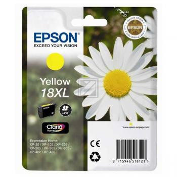 Epson Tintenpatrone gelb HC (C13T18144012, T1814)