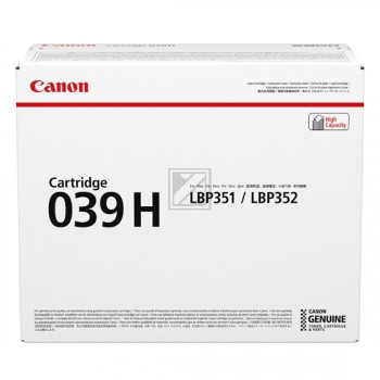 Canon Toner-Kartusche schwarz HC (0288C002, 039H)