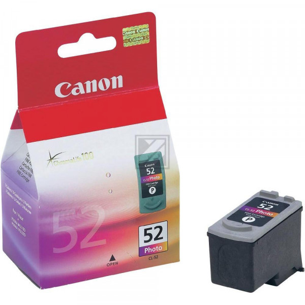 Canon Tintenpatrone Photo-Tinte farbig (0619B001, CL-52)