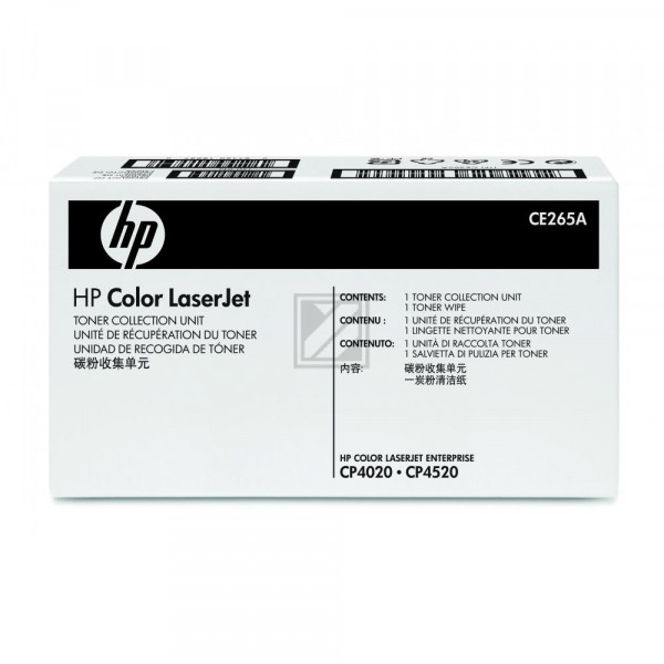 HP Resttonerbehälter gelb cyan magenta schwarz (CE265A)