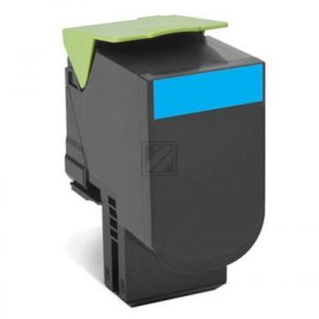 Lexmark Toner-Kit Return cyan HC (80C2SC0, 802SC)