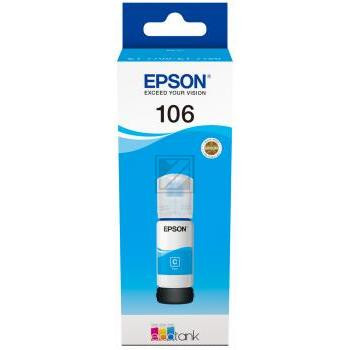 Epson Tintennachfülltank cyan (C13T00R240, 106)