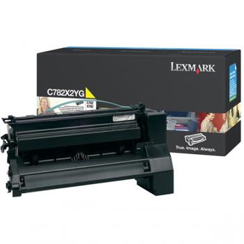 Lexmark Toner-Kartusche gelb HC plus (C782X2YG)